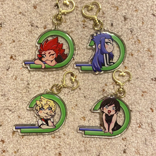 KH HP Bars Keychains