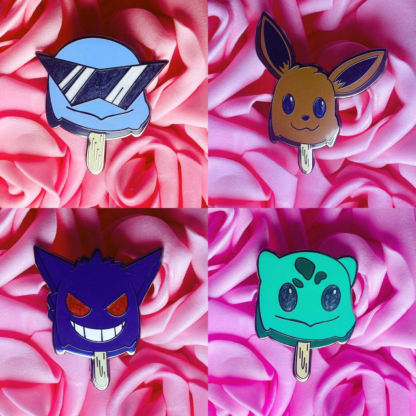 Pocket Monster Popsicle Pins